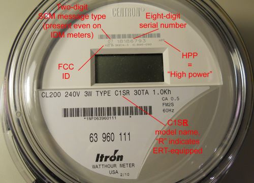 Itron Centron C1SR electric meter